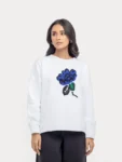 Relaxed Fit Embroidered Sweatshirt