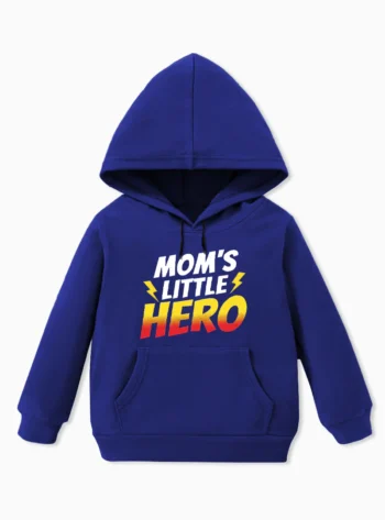Mom's Little Hero Fleece Hoodie