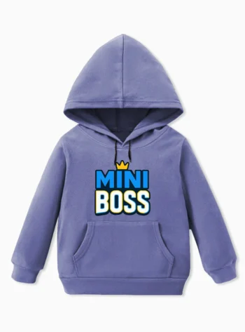 Mini Boss Fleece Pullover Hoodie