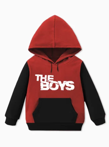 Red and Black Full Sleeves Hoodie