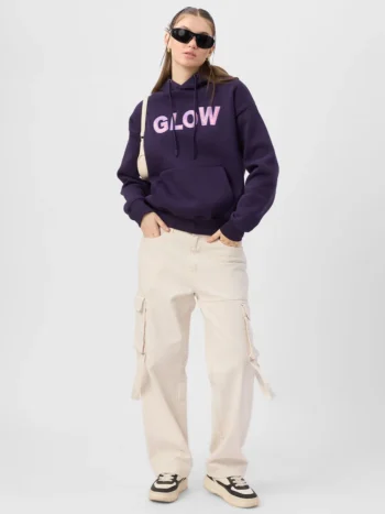 Printed Hooded Pullover Hoodie