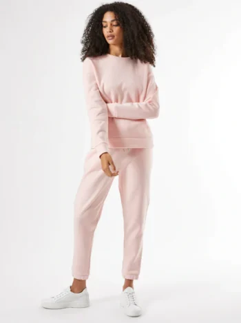 Pink Solid Sweatshirt
