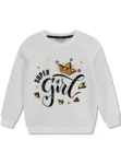 Cozy & Confident Super Girl Full Sleeve Warm Shirt