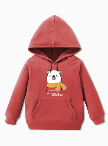 Polar Bear Winter Fleece Hoodie
