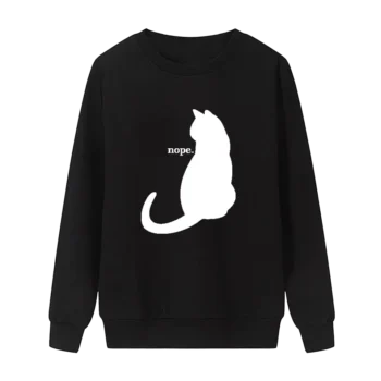 Nope Printed Sweatshirt