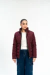 Puffer Jacket Maroon