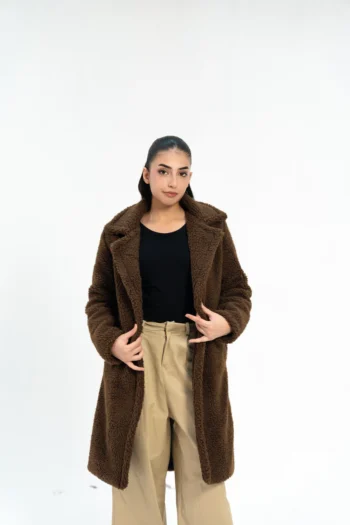 Oversized Sherpa Coat