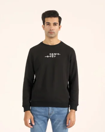 Men’s Typography Don’t Stop Sweatshirt