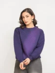 Regular Fit Quilted Sweatshirt