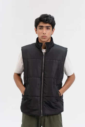 Men's Puffer Vest - black