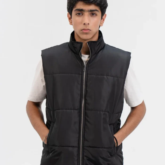 Men's Puffer Vest - black