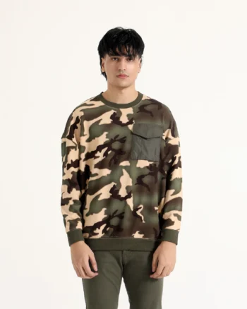Men’s Printed Camo Sweatshirt