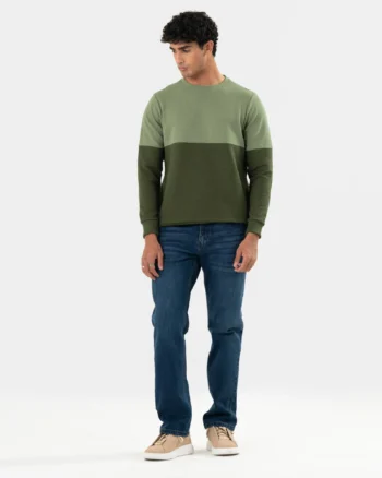 Men’s Panel Sweatshirt Sage green