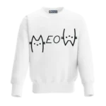 Meow Printed Sweatshirt