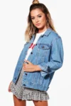Women’s Blue Solid Jacket