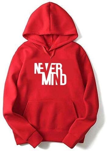 Never Mind Printed Winter Hoodie