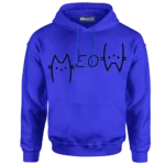 Meow Printed Hoodie