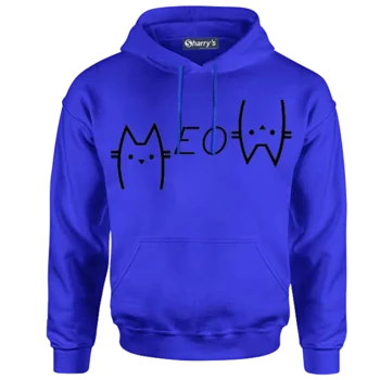 Meow Printed Hoodie
